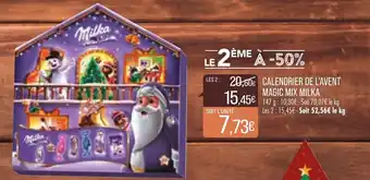 Match Calendriers De L'Avent Magic Mix Milka offre
