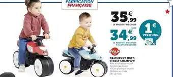 Hyper U Falk draisienne moto street champion offre