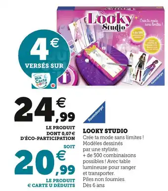 Hyper U Ravensburger looky studio offre