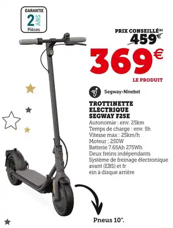 Segway trottinette electrique f25e