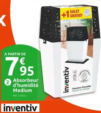 Mr Bricolage Inventiv absorbeur d’humidité medium offre