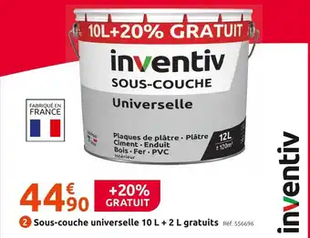 Mr Bricolage Inventiv sous-couche universelle offre