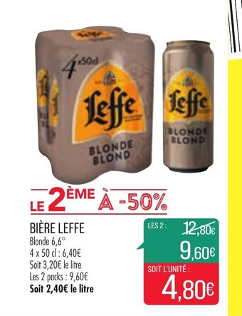 Match Biere Leffe offre