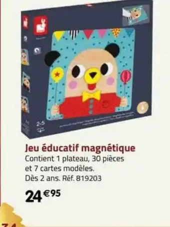 La Grande Récré Jeu éducatif magnétique offre
