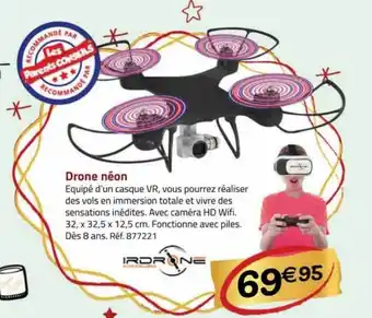 La Grande Récré Drone néon irdrone offre