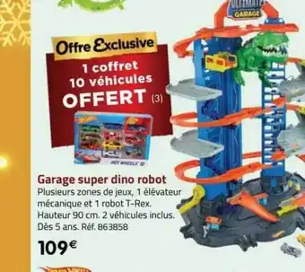 La Grande Récré Garage super dino robot hot wheels offre