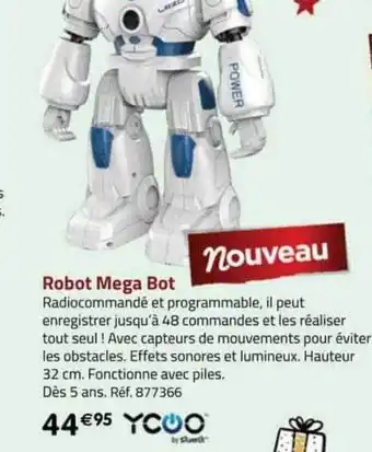 La Grande Récré Robot méga bot ycoo offre