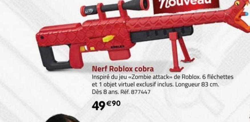 NERF Roblox Cobra Nerf pas cher 