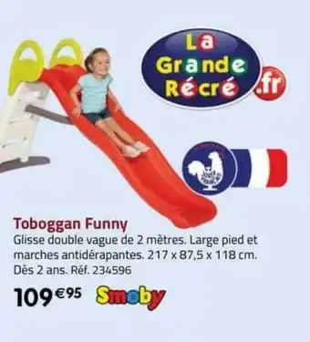 Toboggan funny smoby
