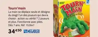 La Grande Récré Tourn'main méga bleu offre