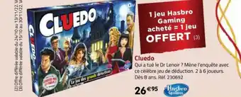 La Grande Récré Cluedo hasbro gaming offre
