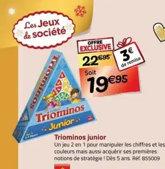 La Grande Récré Triominos junior goliath offre