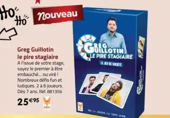 Greg guillotin le pire stagiaire