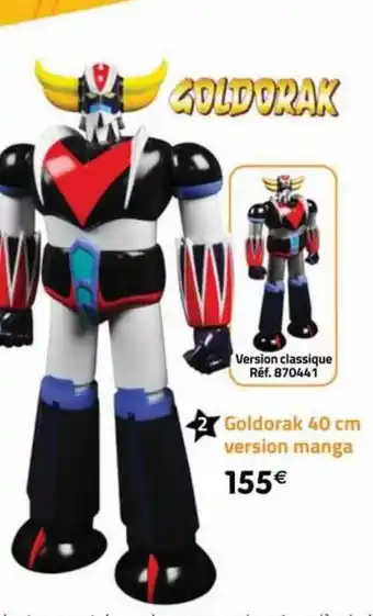 La Grande Récré Goldorak 40 cm version manga offre