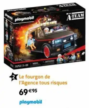 La Grande Récré Le fourgon de l'agence tous risques playmobil offre