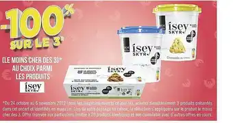 Géant Casino Les produits isey skyr offre