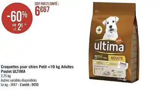 Géant Casino Croquettes pour chien petit offre