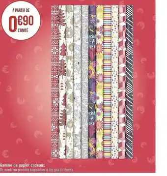 Gamme de papier cadeaux