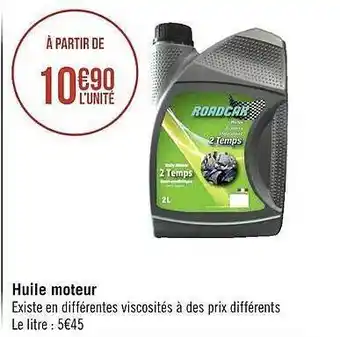 Géant Casino Huile moteur offre
