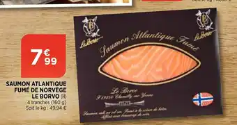 Bi1 Saumon Atlantique Fume De Norvege Le Borvo offre