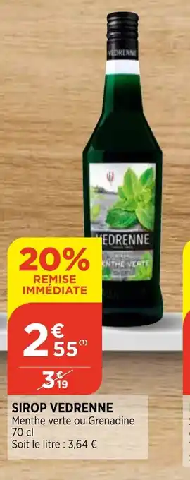 Bi1 Sirop Vedrenne offre
