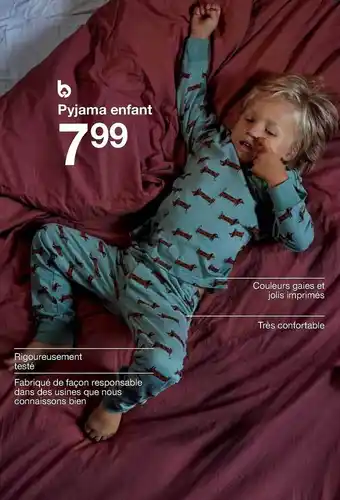 Zeeman Pyjama enfant offre