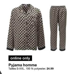 Zeeman Pyjama homme offre