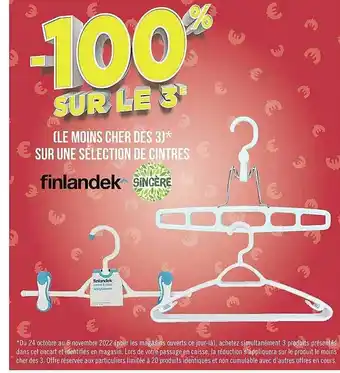 Casino Supermarchés Cintres finlanked sincère offre