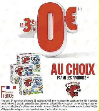 Casino Supermarchés Les produits la vache qui rit offre