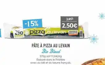 Naturalia Pâte à pizza au levain bio bleud offre