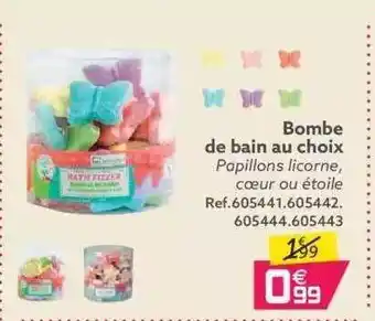 Bombe de bain au choix