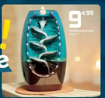 Gifi Fontaine à encens offre