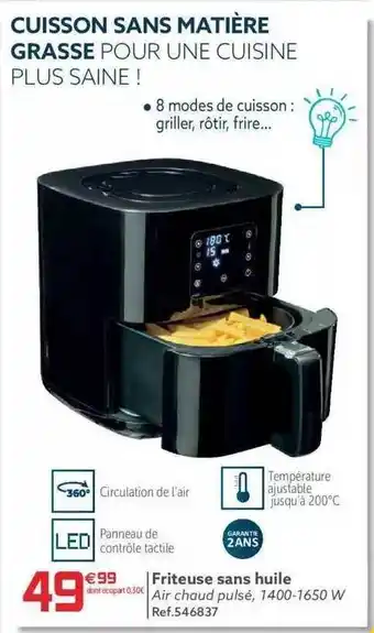 Gifi Friteuse sans huile offre