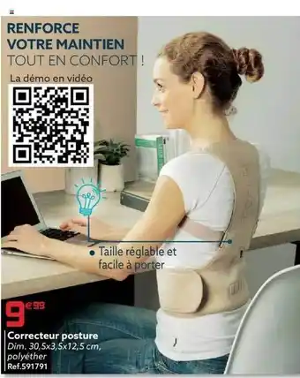 Correcteur posture