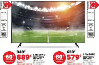 Super U Téléviseur Led 4K 65 offre