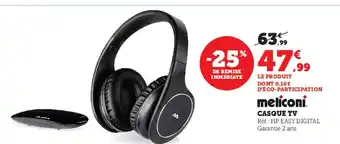 Super U Casque TV offre