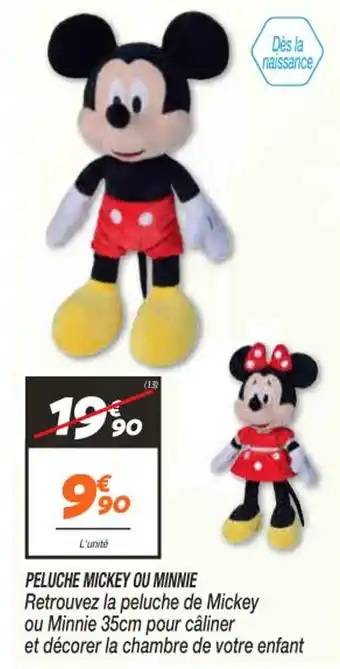 Netto Peluche Mickey ou Minnie offre