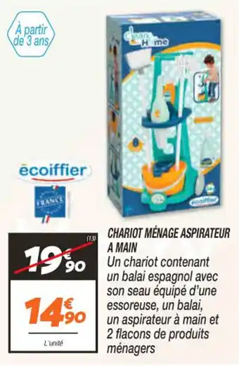 Netto Chariot Ménage Aspirateur a Main offre