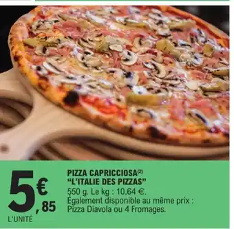 E.Leclerc Pizza Capricciosa "L'Italie Des Pizzas" offre
