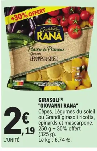 Girasoli "Giovanni Rana"