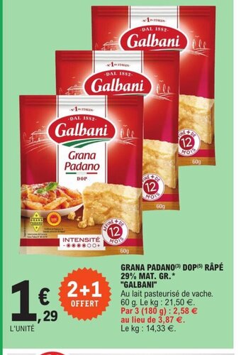 E.Leclerc Grana Padano offre