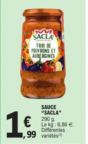 E.Leclerc Sauce Sacla offre