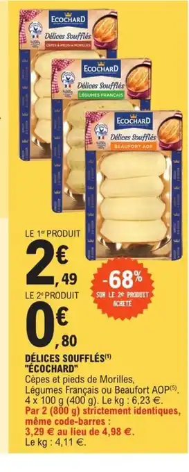 E.Leclerc Délices Soufflés Ecochard offre