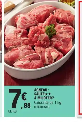 E.Leclerc Agneau Saute a Mijoter offre