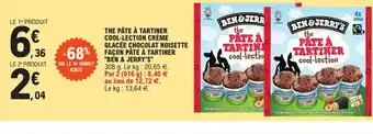 E.Leclerc The Pâte à Tartiner Cool-Lection Crème glacée Chocolat Noisette Facon Pate a Tartiner Ben & Jerry's offre