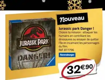 La Grande Récré Jurassic park danger! ravensburger offre