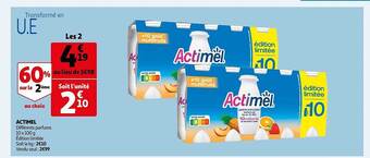 Auchan Actimel offre