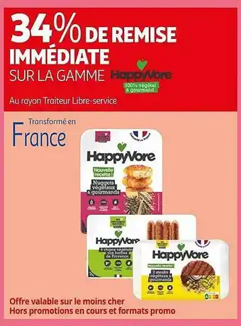 Auchan La gamme happy vore offre