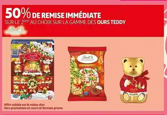 Auchan La gamme des ours teddy lindt offre