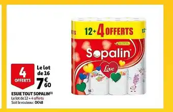 Auchan Essuie tout sopalin offre